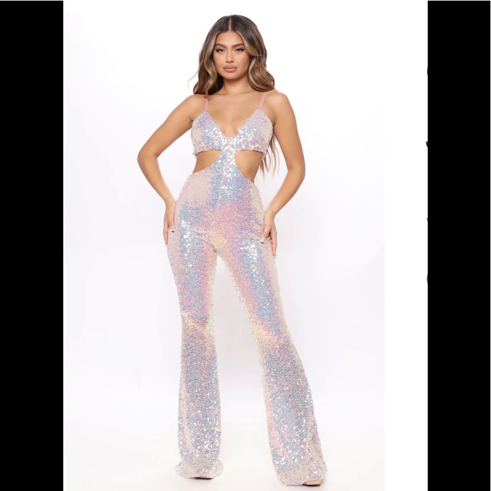 Groovy Baby Sequin Jumpsuit